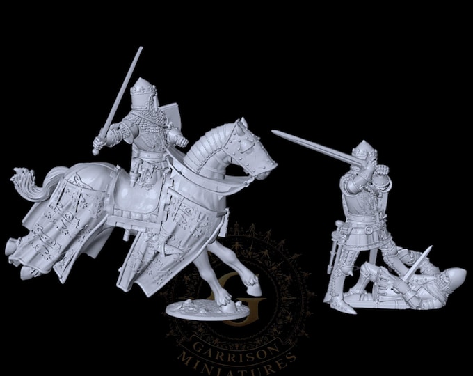 Henry of Grosmont, Duke of Lancaster Foot & Mounted: 28mm