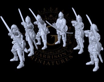 C15th/16th Anglo-Scots Longbows 28mm 1/56