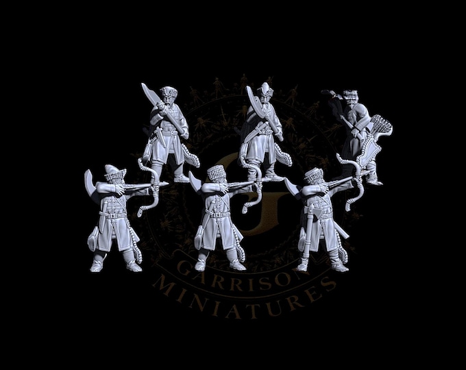 Medieval Russian Cossack Light Infantry 28mm 1/56