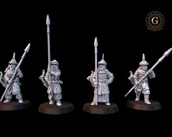 Southron Conscript Unit,  28mm 1/56