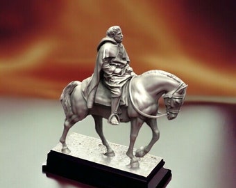 Mounted Medieval Priest, 28mm 1/56