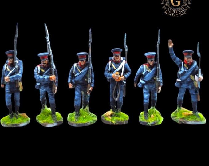 Napoleonic Prussian Infantry Reserves Marching 28mm 1/56