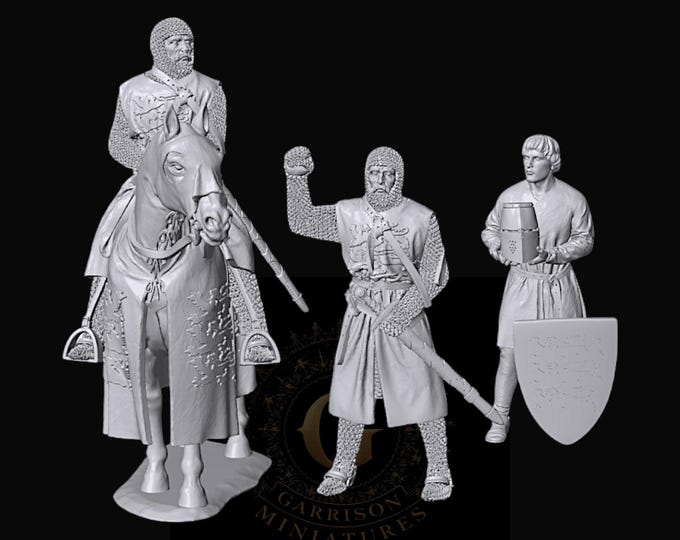 King Edward 1 Longshanks: Foot/Mounted, 28mm