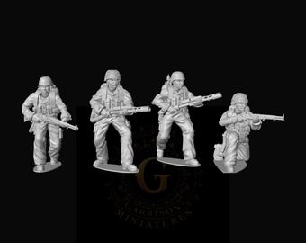 WW2 US Pacific Infantry Flamethrower Unit  28mm 1/56