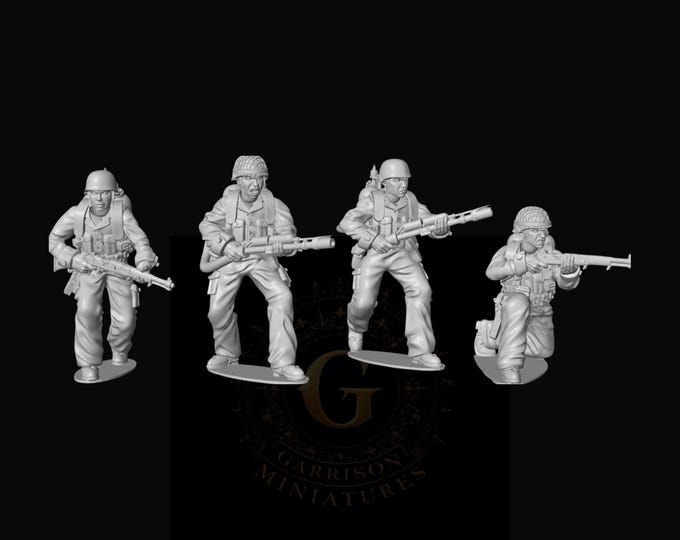 WW2 US Pacific Infantry Flamethrower Unit  28mm 1/56