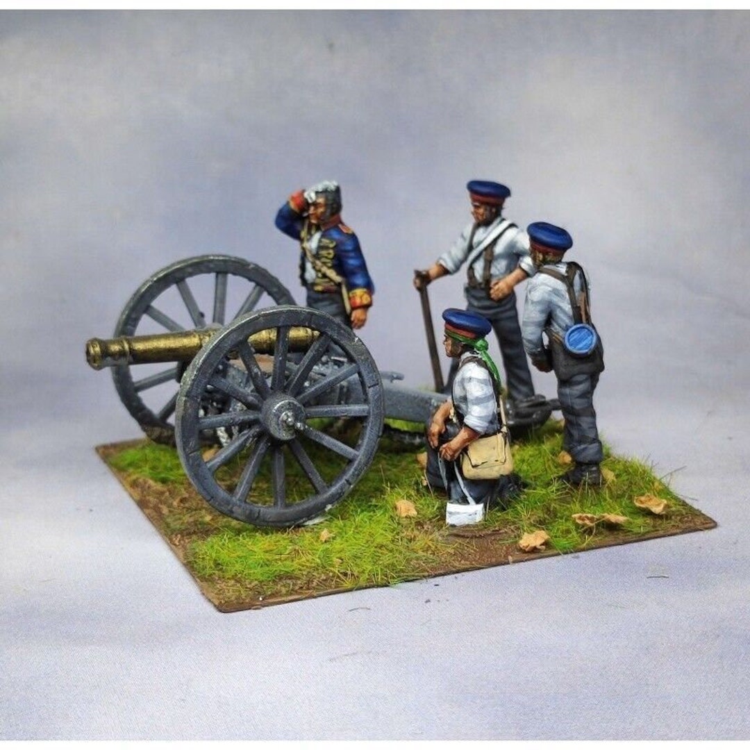 Figurines Wargame Artillerie Britannique Napoléonienne 28mm - Non Peintes - Garrison