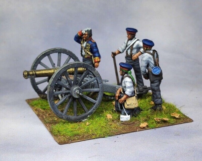 Napoleonic British Foot Artillery Service Dress,  28mm 1/56