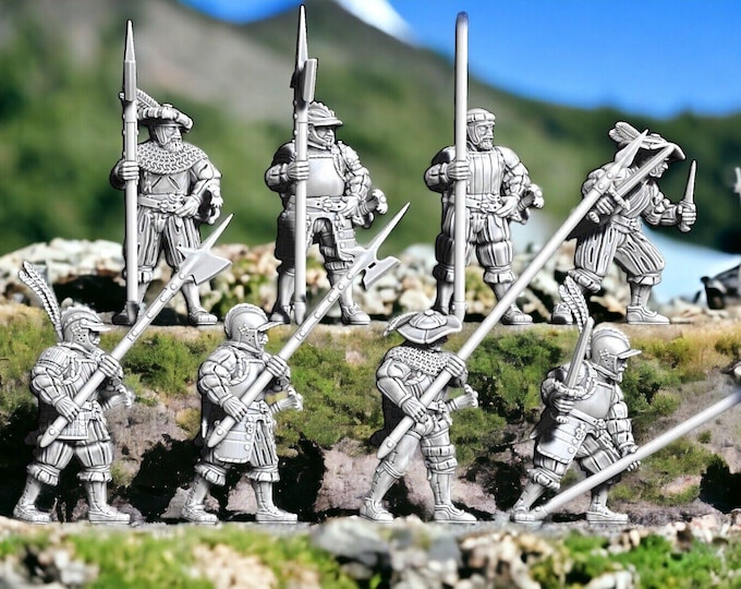 C15th/16th Empire (Germanic) Light Infantry  28mm 1/56