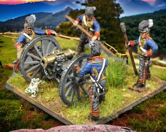 Napoleonic British Royal Horse Artillery Set 1 28mm 1/56