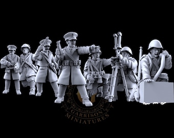 Greek Army Headquarters Winter Dress 28mm