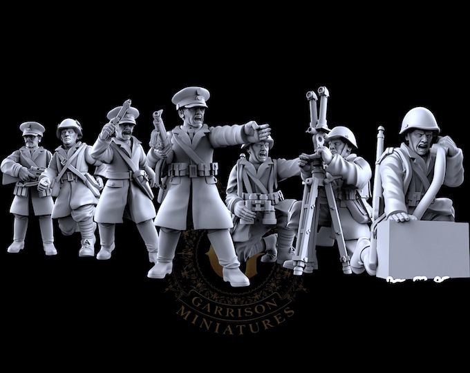 WW2 Greek Army Headquarters Winter Dress 28mm