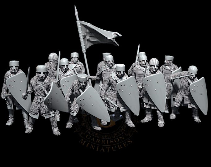 12th Century European Knights- 28mm 1/56