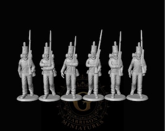 Portuguese Line Infantry March x6 :28mm