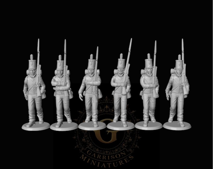 Portuguese Line Infantry March x6 :28mm