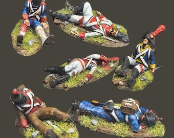 Napoleonic Spanish Infantry Casualties 28mm 1/56