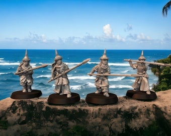 Southron Conscript Spearmen 28mm 1/56