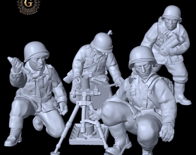 US 60mm Mortar Winter Setting,  28mm 1/56