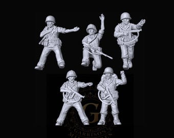 US Marines NCOs X5: 20mm and 28mm