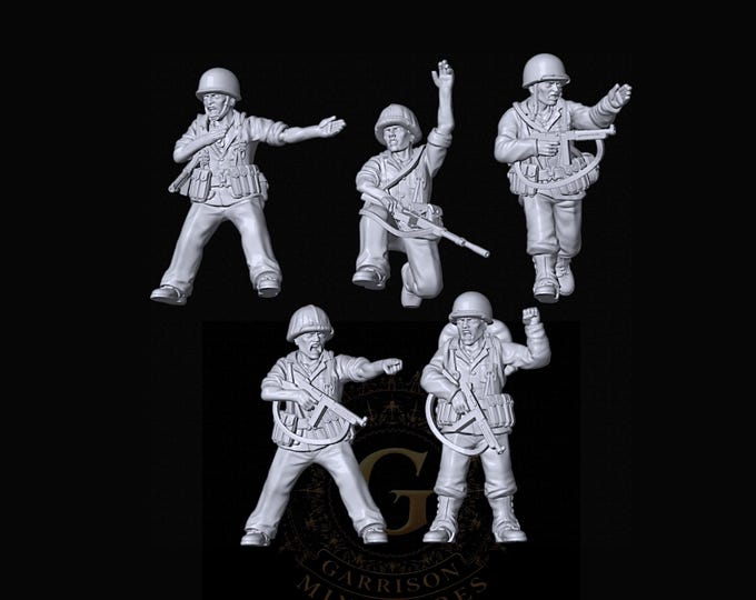 US Marines NCOs X5: 20mm and 28mm