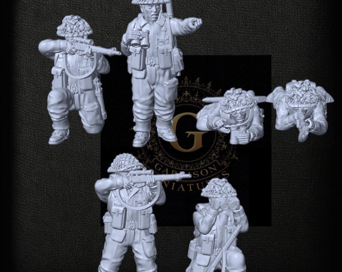 WW2 British Snipers 28mm/20mm