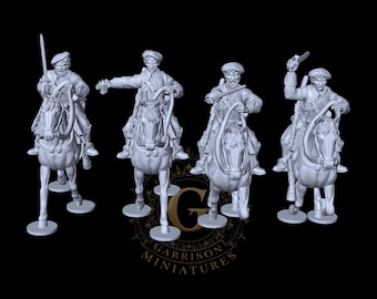 Scots Jacobite Cavalry X4: '45 Rebellion, Culloden 28mm