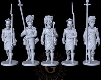 Highlanders Black Watch/Camerons Marching Set 2 28mm