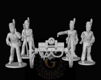 British Foot Artillery Set 3: 28mm