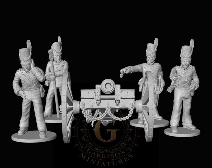 British Foot Artillery Set 3: 28mm