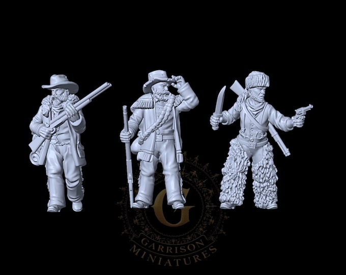 Mountain Men/Trappers, 28mm/32mm
