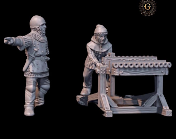 Medieval Artillery Set 2 28mm 1/56