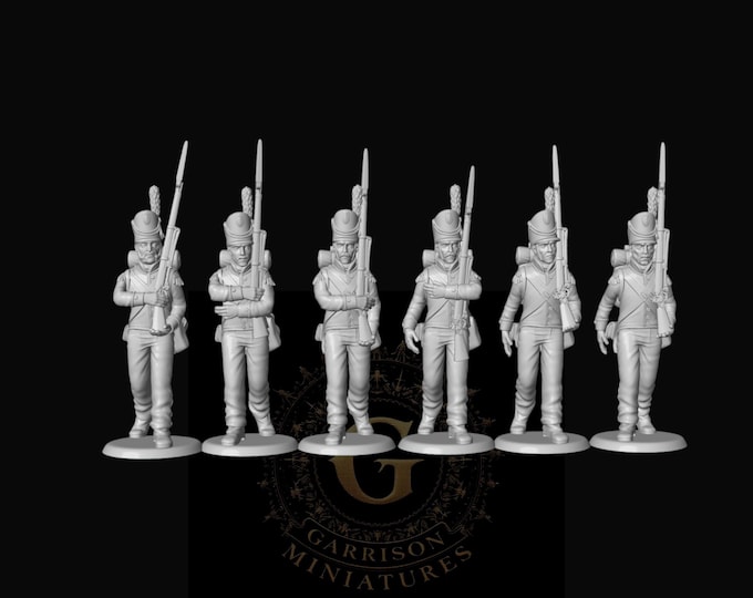 Portuguese Grenadiers Marching x6 28mm
