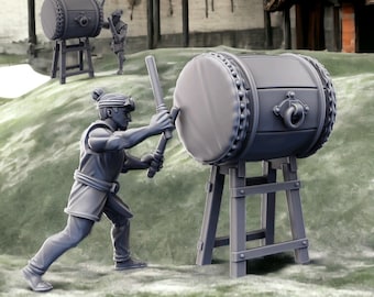 Japanese Taiko Drummer 28mm 1/56