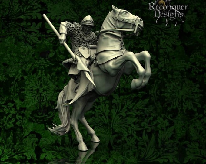 Andalusian Warlord Abdallah ibn Buluggin 28mm 1/56