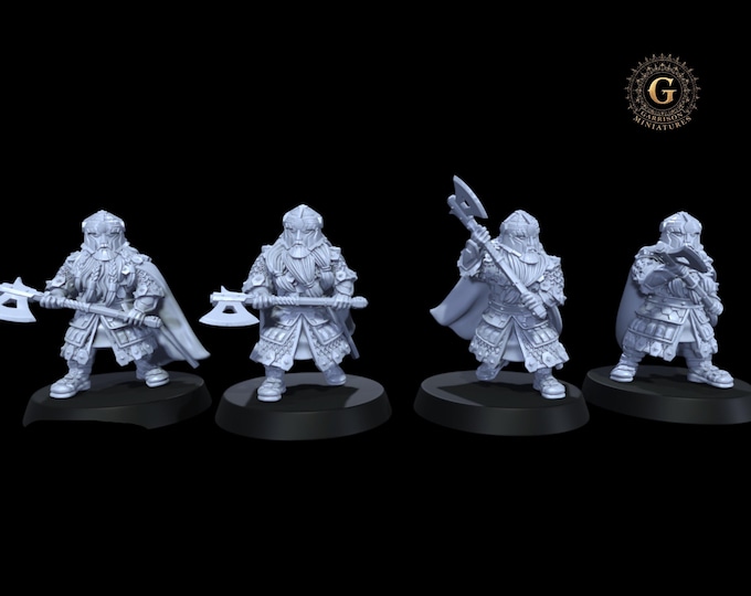 Dwarf Gemwardens, 28mm 1/56