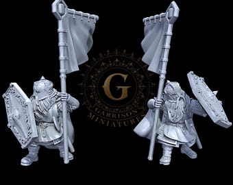 Dwarf Ancients Heralds 28mm 1/56