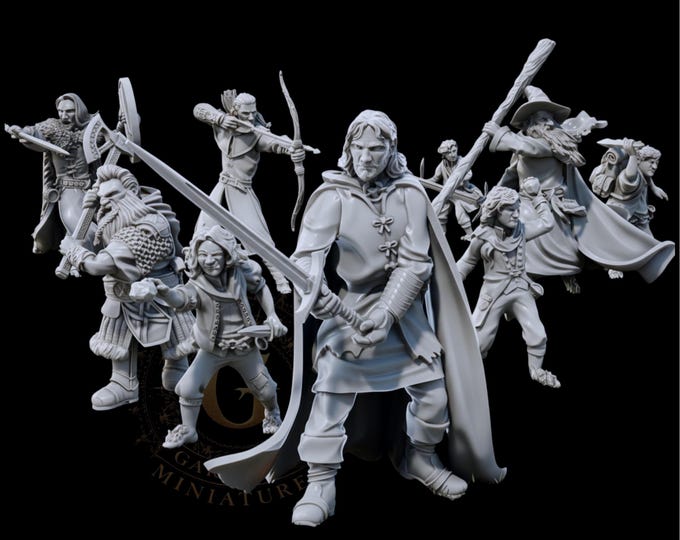 The Fighting Fellowship, 28mm 1/56