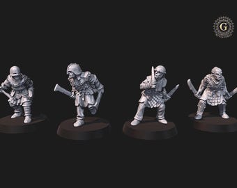 Dual-Wield Orcs 28mm 1/56