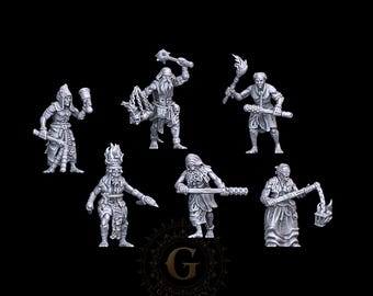 Trench Crusade Compatible Flagellant Scourged Choir 32mm or 28mm