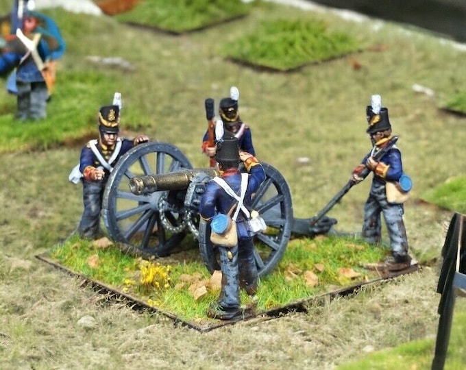 Napoleonic British Foot Artillery Set 1 28mm 1/56