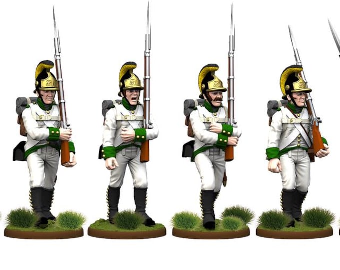 Austrian German Fusiliers Line Pre-1809 28mm 1/56