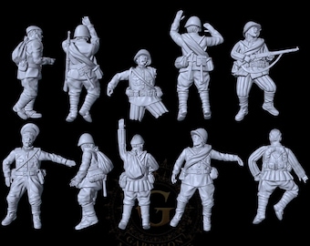 Soviet Red Army Casualties, 28mm