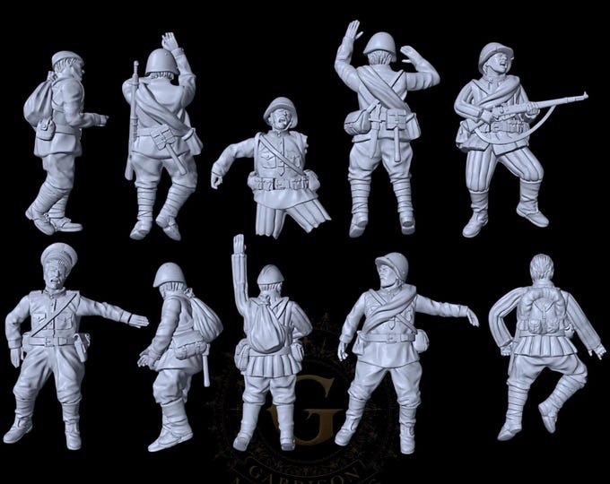 Soviet Red Army Casualties, 28mm