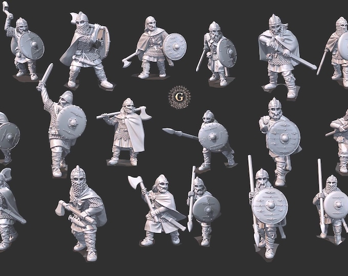 Dark Ages Norse Vendel Era Army Deal 28mm 1/56