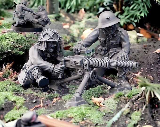 Japanese Infantry Support Units 28mm 1/56