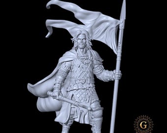 Sir Lancelot of the Lake Medieval Historical Miniature Unpainted 32mm or 54mm