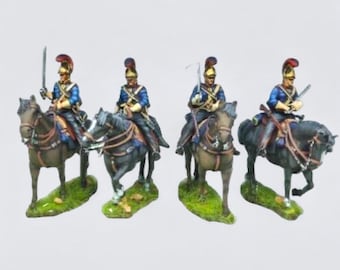 Napoleonic British Heavy Cavalry Royal Horse Guards (The Blues)  28mm 1/56