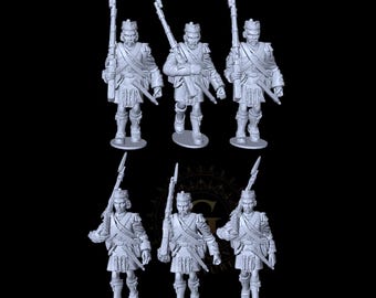 Union 79th NY Highlanders (Camerons) Marching X6: 28mm