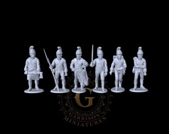 Austrian German Fusiliers Command Pre-1809 28mm 1/56