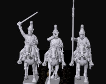 Austrian Cuirassiers Command X3: 28mm