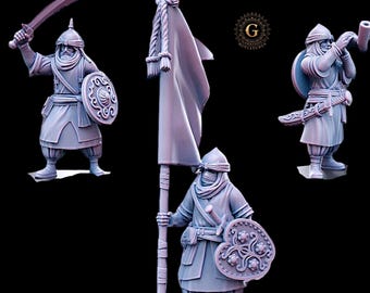 Easterling /Arabic Infantry Command  28mm 1/56